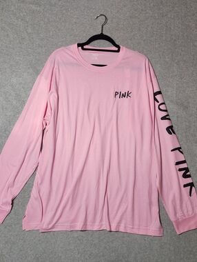 Vs Victorias Secret Pink Campus Long Sleeve Shirt Tunic